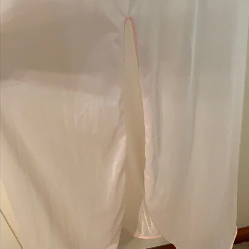 Vtg 60s Val Mode ivory nylon gown & robe - Picture 6 of 8